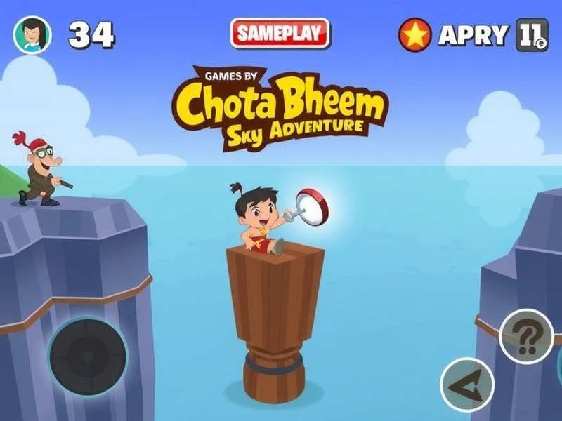 Chhota Bheem Sky Adventure Gameplay Screenshot